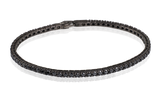 Bracciale tennis argento zirconi neri 19,5 cm UBRT202NM