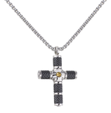 Catena con croce acciaio UCN817QM