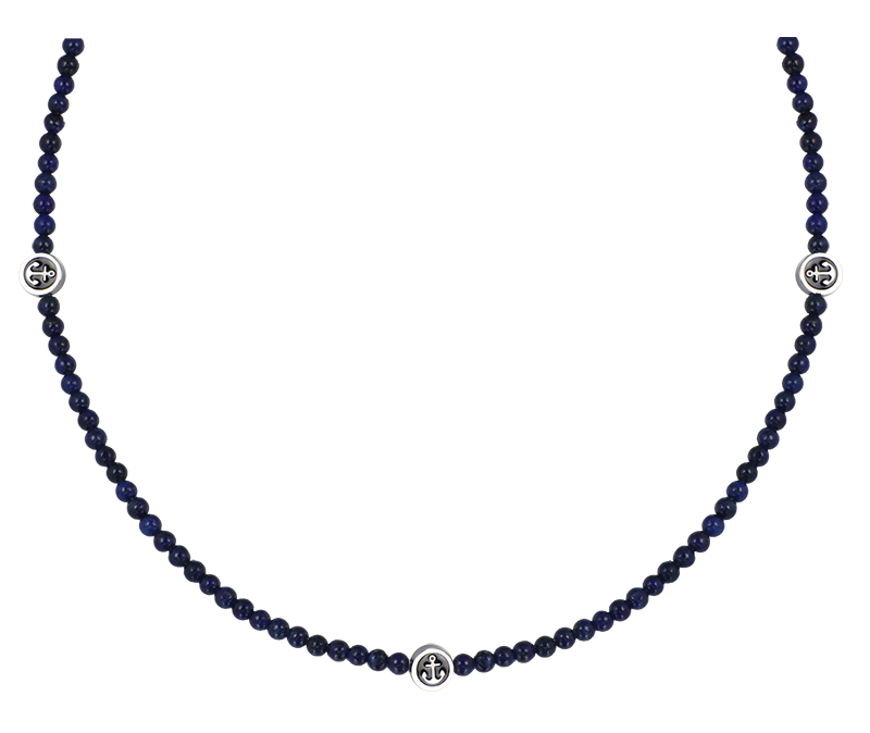 Collana acciaio lapis smalto UCO703GD