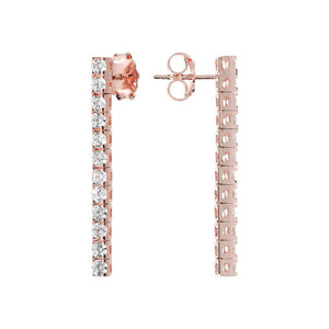 Orecchini Pendenti Tennis con Cubic Zirconia