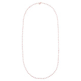 Collana Rosario con Pietra Naturale Quarzite Rosa