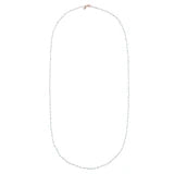 Collana Rosario con Pietra Naturale Quarzite Azzurra