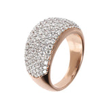 Anello a Fascia con Pavé in Cubic Zirconia