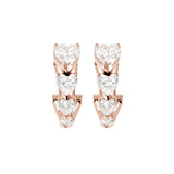 Orecchini Quattro Cuori Graduati in Cubic Zirconia