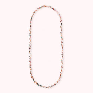 Collana con Piccoli Ciondoli in Quarzo Multicolore