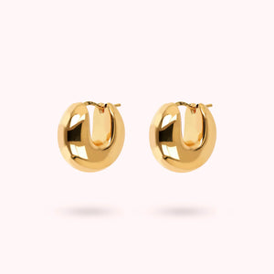 Orecchini a Cerchio Golden Bombati
