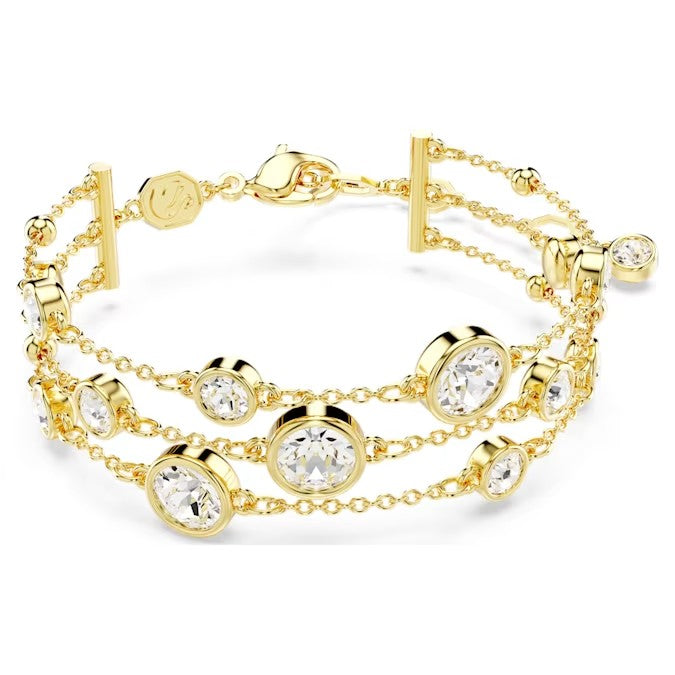 Bracciale Wide Imber Taglio tondo, Placcato color oro