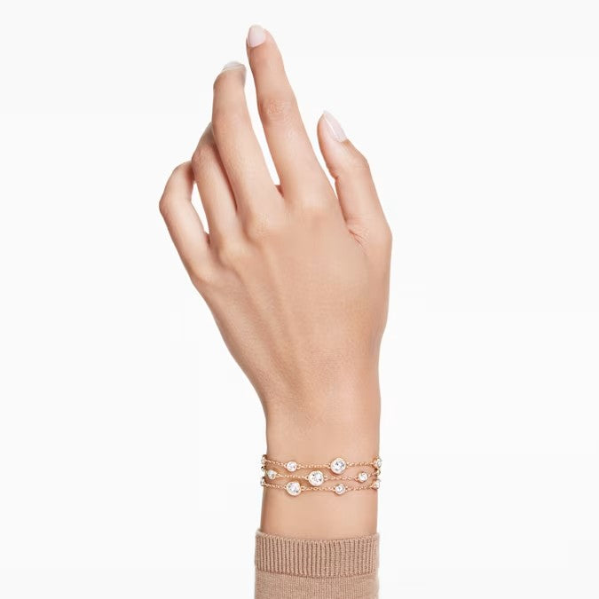 Bracciale Wide Imber Taglio tondo, Placcato color oro