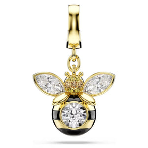 Charm Idyllia Taglio misto, Ape, Multicolore, Placcato color oro
