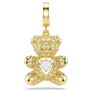 Charm Idyllia Taglio misto, Orsetto, Placcato color oro