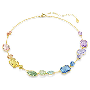 Collana Gema Taglio misto, Multicolore, Finitura oro 18K