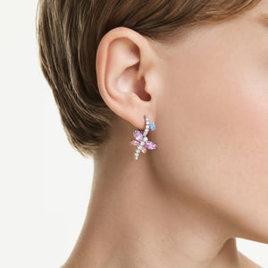 Orecchini pendenti Ariana Grande x Swarovski Taglio misto, Libellula, Multicolore, Placcato rodio