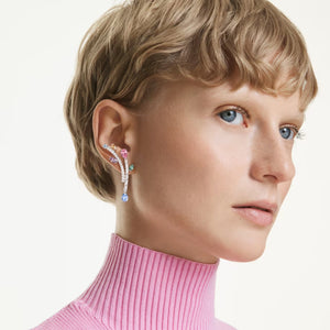 Orecchini pendenti Ariana Grande x Swarovski Taglio misto, Multicolore, Placcato rodio
