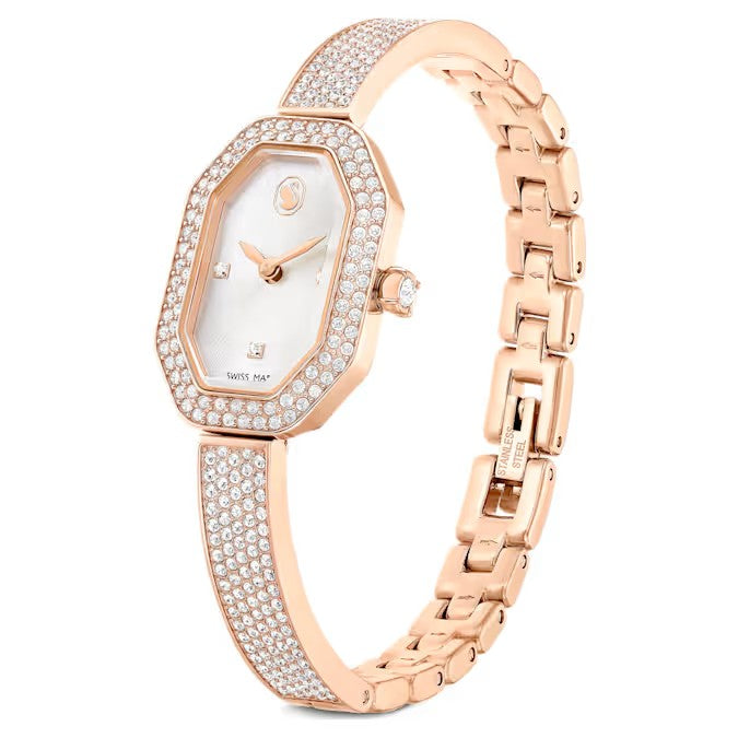 Orologio Dextera Bangle Fabbricato in Svizzera, Bracciale di metallo, Tono oro rosa, Finitura in tono oro rosa