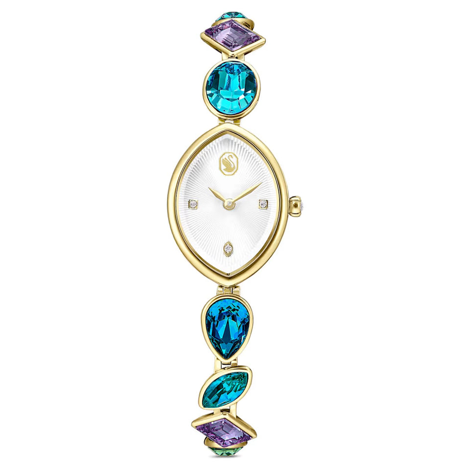 Orologio Gema Bracciale in cristallo, Tono dorato, Finitura in tono dorato
