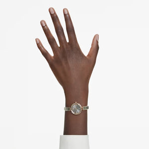 Orologio Matrix Bangle Fabbricato in Svizzera, Bracciale in cristallo, Grigio, Finitura in tono oro rosa
