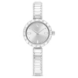 Orologio Matrix Bangle Fabbricato in Svizzera, Bracciale in cristallo, Tono argentato, Acciaio inossidabile