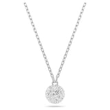 Pendente Dextera Taglio Round, Sfera, Bianco, Placcato rodio