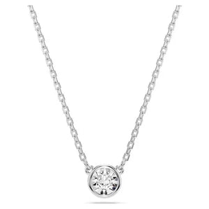 Pendente Imber Taglio Round, Bianco, Placcato rodio
