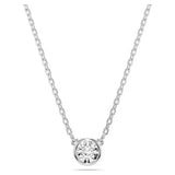 Pendente Imber Taglio Round, Bianco, Placcato rodio