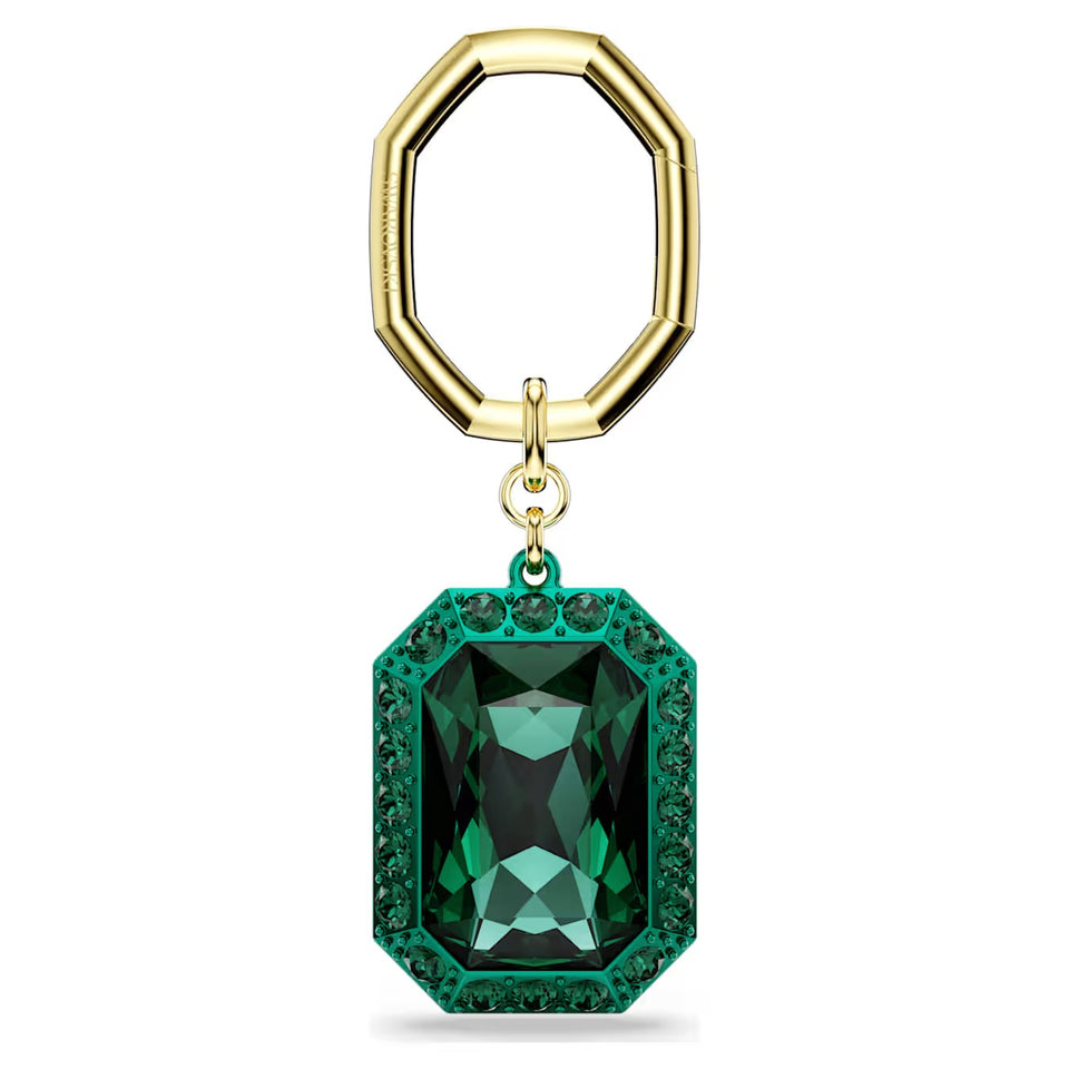 Portachiavi Taglio ottagonale, Verde, Mix di finiture