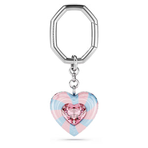 Portachiavi Dulcis Taglio Heart, Cuore, Multicolore, Placcato rodio