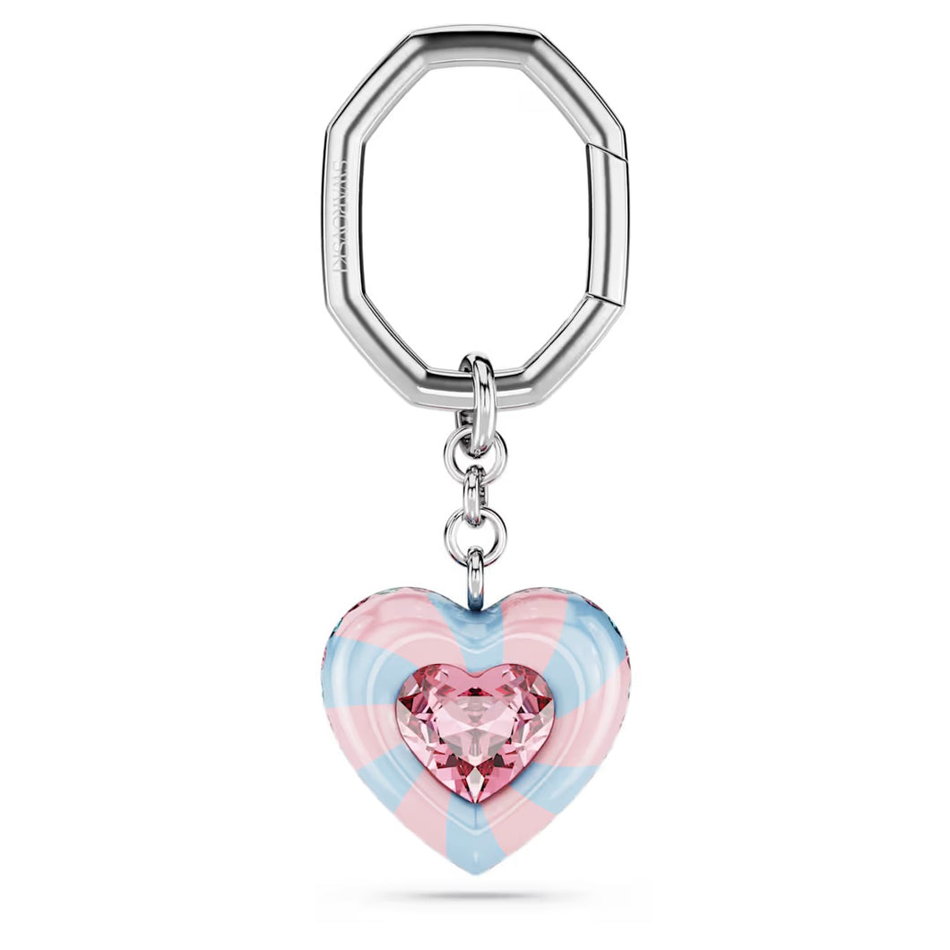 Portachiavi Dulcis Taglio Heart, Cuore, Multicolore, Placcato rodio