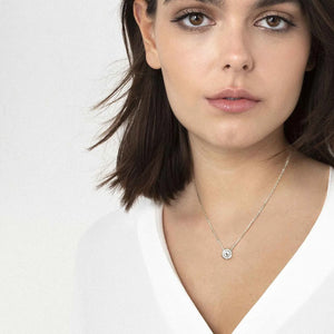 Collana con pendente e cubic zirconia