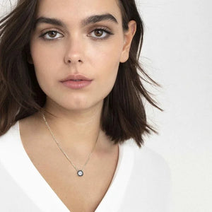 COLLANA AUREA ARGENTO 925 E PIETRE