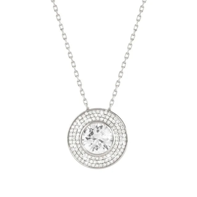 COLLANA AUREA IN ARGENTO 925 E CUBIC ZIRCONIA