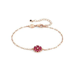 Bracciale con Fiore e Cubic zirconia