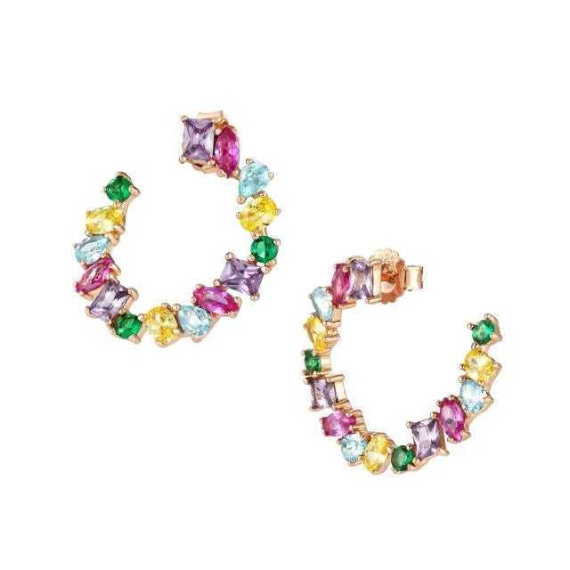 ORECCHINI COLOUR WAVE PIETRE COLORATE