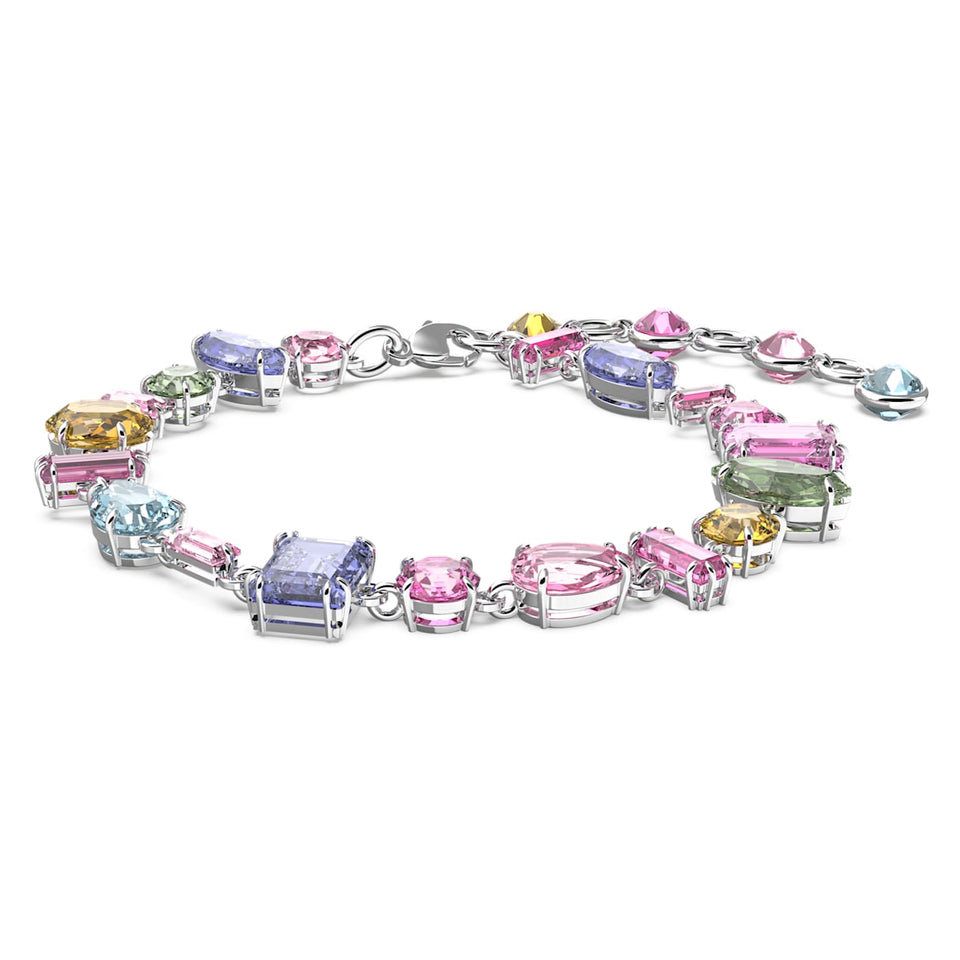 Braccialetto Gema Multicolore, Placcato rodio