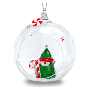 Holiday Cheers Decorazione Pallina Elfo di Babbo Natale