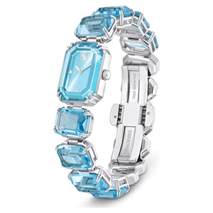 Orologio Taglio ottagonale, Blu, Acciaio inossidabile