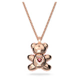 Pendente Teddy Rosa, Placcato color oro rosa