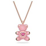 Pendente Teddy Rosa, Placcato color oro rosa