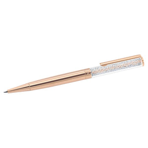 Penna a sfera Crystalline Tono oro rosa, Placcato color oro rosa