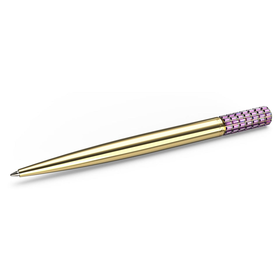 Penna a sfera LCT002 Viola, Placcato color oro