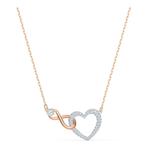 Collana Swarovski Infinity Heart