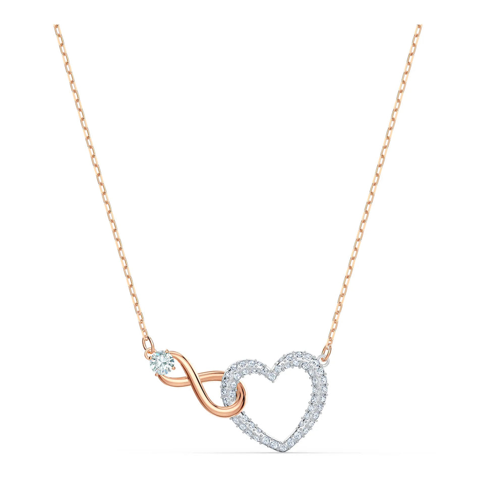 Collana Swarovski Infinity Heart