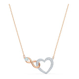 Collana Swarovski Infinity Heart