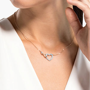 Collana Swarovski Infinity Heart