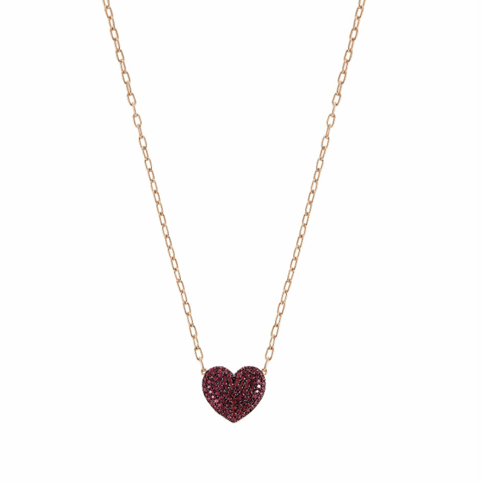 COLLANA EASYCHIC CUORE IN ORO ROSA